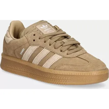 Pánské tenisky Dětské tenisky adidas Originals SAMBA XLG zelená barva, JQ9885 19X, EUR 37 1/3