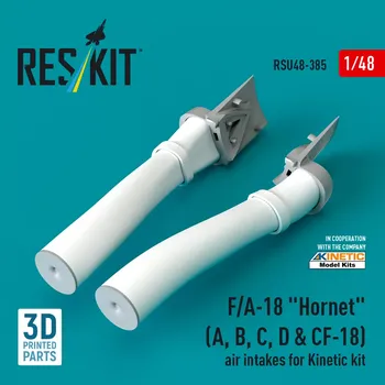 Plastikový model Reskit 1/48 F/A-18 'Hornet' (A,B,C,D&CF-18) air intakes