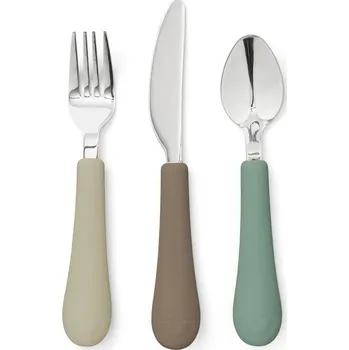 dětský příbor CAM CAM COPENHAGEN Dětský příbor Rainbow Olive mix