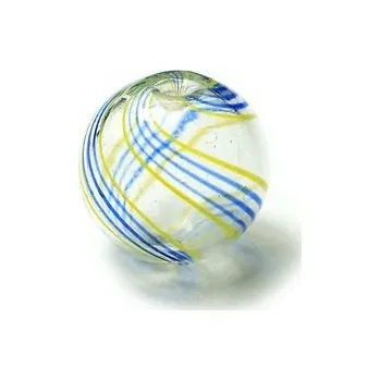 Dětské navlékací korálky Skleněný foukaný korálek 12mm