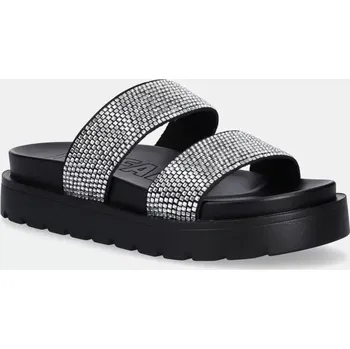 Dámská obuv Pantofle Buffalo Raya Tss Spark 1602282.BLS stříbrná SLV, EUR 39