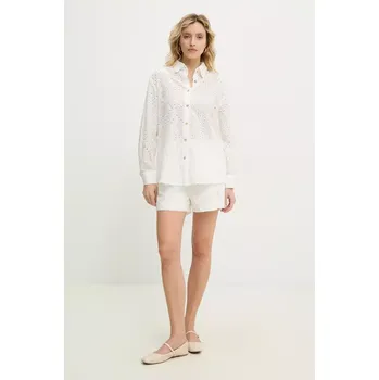 Pánská košile Bavlněná košile a kraťasy Answear.LAB ps8985.fos bílá 00X, vel. S