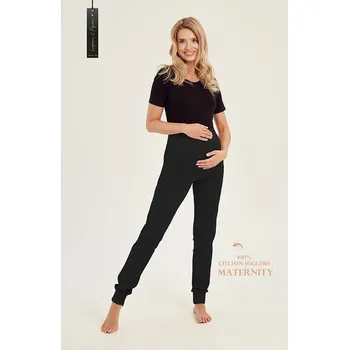 Těhotenské tepláky joggers Gravidy černé XL