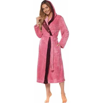 Dámské noční prádlo Dámský župan Selene malinový L