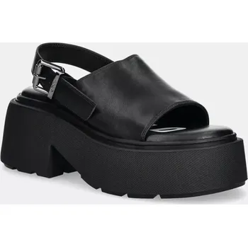 Dámské sandále Sandály Buffalo Vicious Mule Sandal dámské, černá barva, na platformě, 1602265-BLK 1602265.BLK 99X, EUR 40