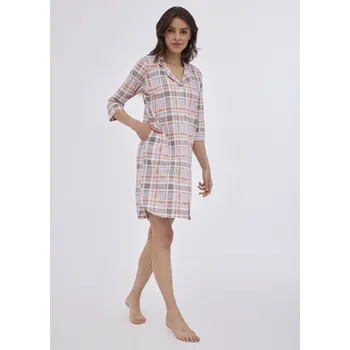 Dámská noční košile Košile dámská SHARON károvaná L