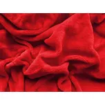 XPOSE® Mikroplyšové prostěradlo Exclusive - červené 90x200 cm