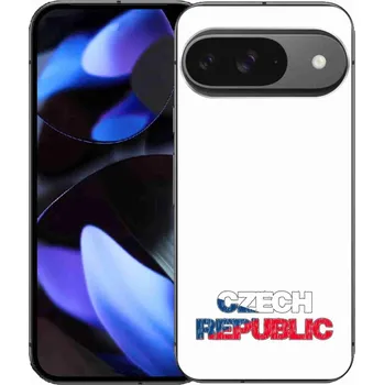 Pouzdro na mobilní telefon Gelový kryt mmCase na Google Pixel 9/9 Pro - Czech Republic bílé pozadí
