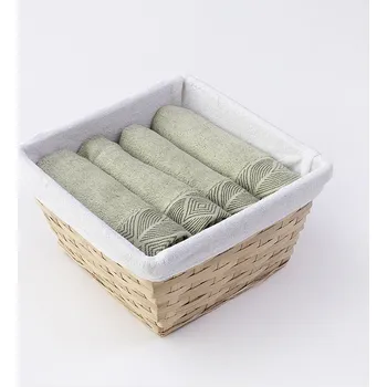 Ručník Matějovský Košík ručníků Beech světle zelená 4 ks