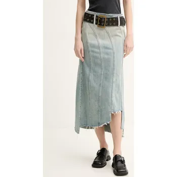 Dámská sukně Bavlněná džínová sukně Miss Sixty modrá barva, mini, 6S1KJ58800 55J, vel. XL