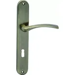 Dveřní kování COBRA SINA (OFS - bronz česaný), klika-klika, Otvor pro obyčejný klíč BB, COBRA OFS (bronz česaný), 72 mm