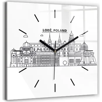 Hodiny Nástěnné hodiny Wallfluent černé 30 cm