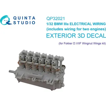 Plastikový model Quinta studio 1/32 BMW III Electrical wiring, for Fokker D.VIIF