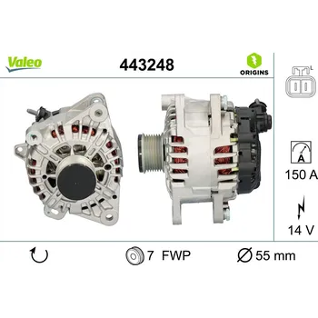 Autoelektrika generátor VALEO 443248