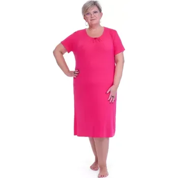 Dámská noční košile 2737/38 - dámská košile Ruko, S, malinová