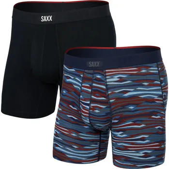 Boxerky Saxx Vibe Xtra Super Soft Bb Fly 2Pk Velikost: L / Barva: tmavě modrá