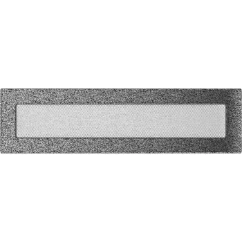 Krbové nářadí KRATKI Krbová mřížka 11x42 kladívková stříbrná