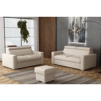 Sedací souprava Sedací souprava Petrit 3+2+taburet Aragon béžová