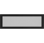 KRATKI Krbová mřížka 17x49 černá