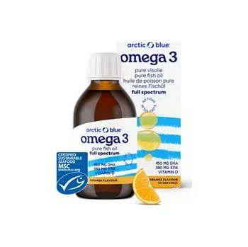 Arctic blue Omega 3 250ml (450mg DHA, 380mg EPA and Vitamin D 400IU)