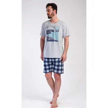 Pánské pyžamo Pánské pyžamo šortky Wander - šedá - XL