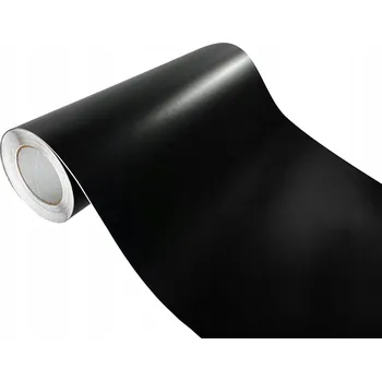 Tapeta Nábytková fólie Černá Matná Fólie Samolepicí na Stolek Skříňky Komody Šířka 50 cm