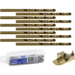 Kobaltový vrták do kovu HSS-Co, DIN 338, 4,5mm, 10ks GEKO G37045