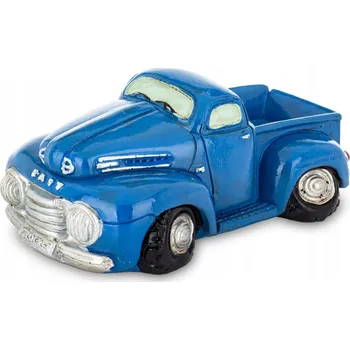 Pokladnička Pokladnička ve tvaru modrého auta, figurka auto, malá pokladnička