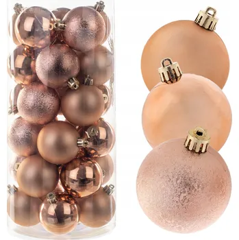Vánoční dekorace VÁNOČNÍ BAŇKY NEROZBITNÁ VÁNOČNÍ KOULE NA VÁNOČNÍ STROMEČEK VÁNOČNÍ SADA 30x