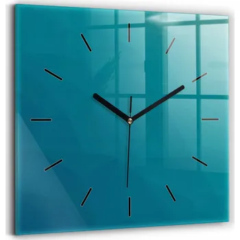 Hodiny Nástěnné hodiny Wallfluent, odstíny modré, 30 cm