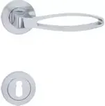 Dveřní kování COBRA VALI-R (OCS), klika-klika, Otvor pro obyčejný klíč BB, COBRA OCS (chrom matný)