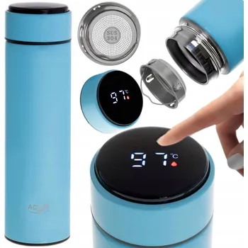 Termoska TERMOHRNEK TERMOSKA PROTISKLUZOVÝ NA KÁVU ČAJ DO AUTA 500ML