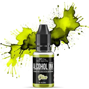 DIPON Olive Alcohol Ink - Alkoholový inkoust 20 ml