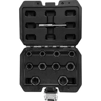 Nářadí pro automobil Zásuvky, pro poškozené matice, krátké - sada 11 ks 11-922 NEO TOOLS