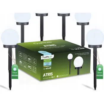 Venkovní osvětlení Solární lampa zapichovací Lumiled bílá 34 cm 6 ks
