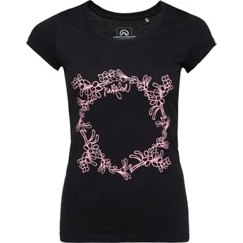 Dámské triko Northfinder RIKKI M Černá, Růžová