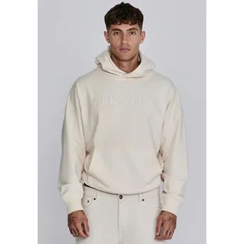 Pánská mikina SikSilk Pánská Ecru Mikina s Logem Velikost: XL