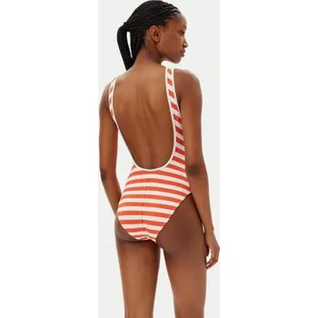 Dámské plavky Tommy Hilfiger Jednodílné plavky UW0UW05894 Oranžová S