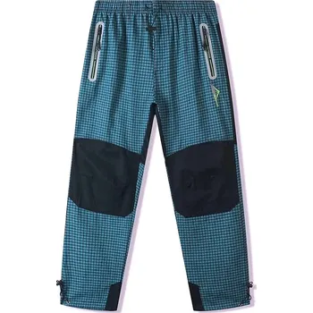 Chlapecké kalhoty OUTDOOROVÉ KALHOTY-PLÁTĚNÉ KOSTKÁČE FK7615 VELIKOSTI 134-164 Velikost: 146, Barva: Tyrkys