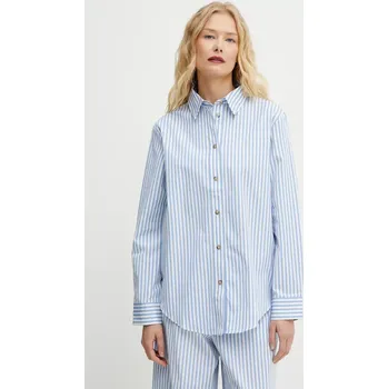 Pánská košile Bavlněná košile MM by Max Mara 2516111048600 modrá 50A, vel. 36