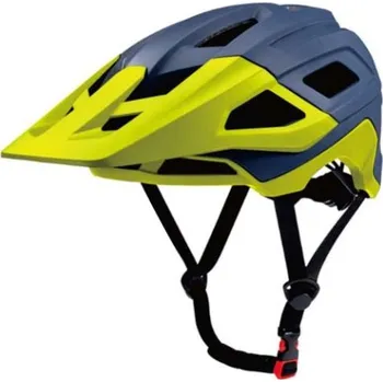 Cyklistická přilba MTB helma PRO-T Plus Leon In mold modrá/žlutá L