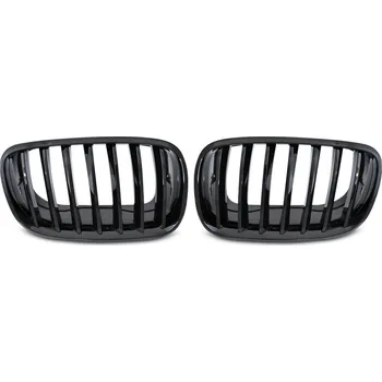 Nárazník Přední maska BMW X5, E70, 2008-2013, Black, Glossy (GRBMD1)