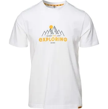 Pánské tričko Pánské triko Hi-Tec HAYDEN SP XXXL Bílá, Žlutá, Tmavě šedá