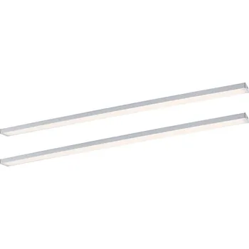 Nástěnné svítidlo PAULMANN LED podskříňkové svítidlo Inline 2x6W rozšiřovací sada 550x26mm 24V matný chrom - PAULMANN P 98620