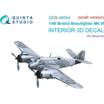 Plastikový model Quinta studio 1/48 Br.Beaufighter Mk.VI 3D-Print.&col.Interior