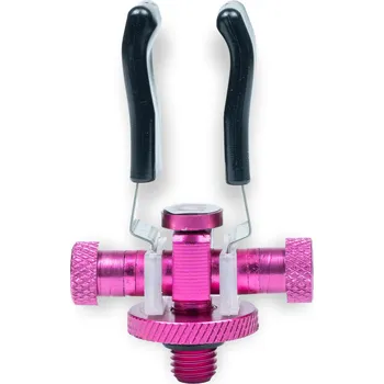 Garda klipy, hrazdy, uši - Klip na prut nastavitelný hot pink