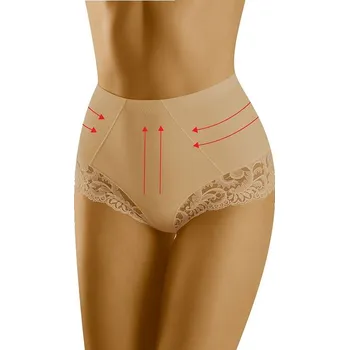 Kalhotky Stahovací kalhotky s krajkou Exepta béžové L