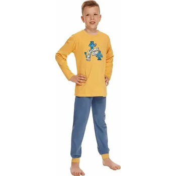 Chlapecké pyžamo Chlapecké pyžamo Jacob žluté Game on 104