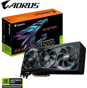 GIGABYTE VGA NVIDIA GeForce RTX 5070 MASTER 12G, 12G GDDR7, 3xDP, 1xHDMI