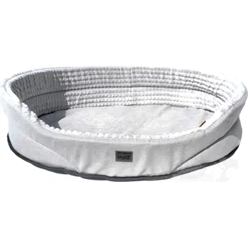 Pelíšek pro psa UNIQ Pets kulatý COMFORT ZONE šedý XXL 80×74×17cm